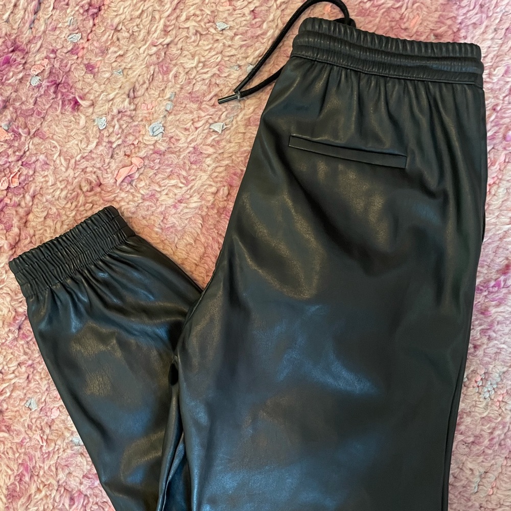 COPY - Zara faux leather jogger